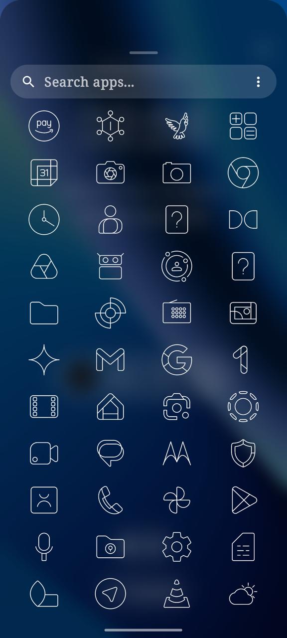 Screen 3: Icon Pack Support