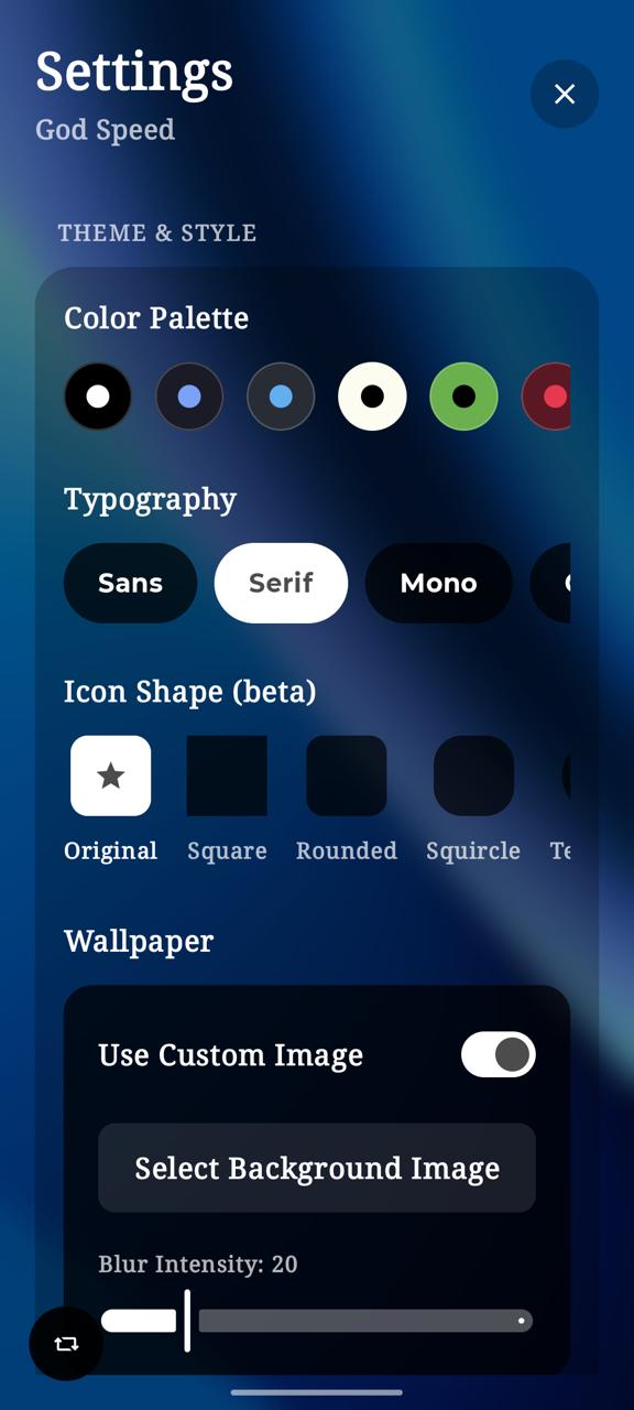 Screen 5: Visual Customization