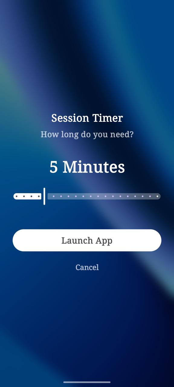 Screen 7: Session Limits